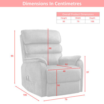 Savoy Dual Lift and Tilt Chair | Grey