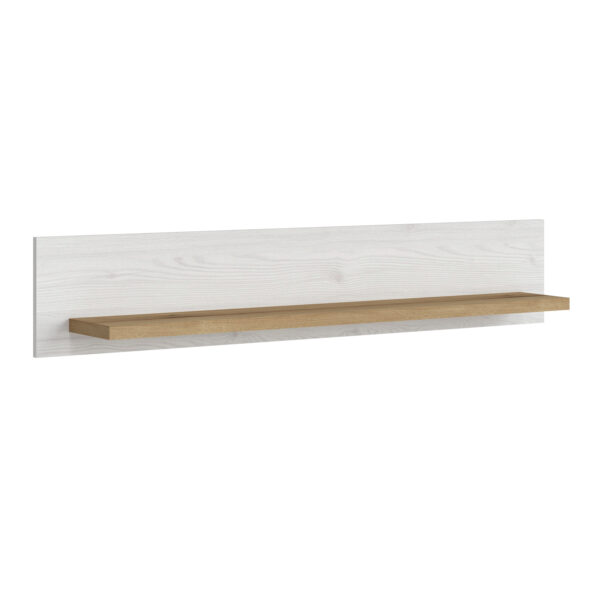 White Pelham Shelf | Larch Sibiu and Oak | Self Assembly