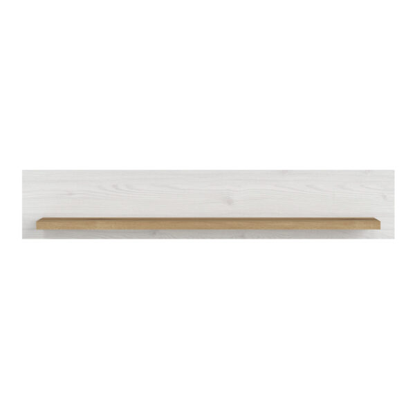 White Pelham Shelf | Larch Sibiu and Oak | Self Assembly
