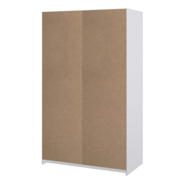 Moderno Wardrobe with 1 Sliding Door | White High Gloss