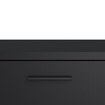 Media TV Unit with 2 Doors & 1 Drawer 147cm | Black