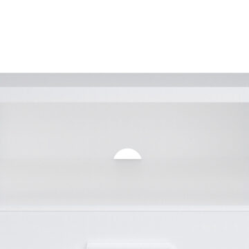 White Media TV Unit 2 Doors & 1 Drawer 177cm