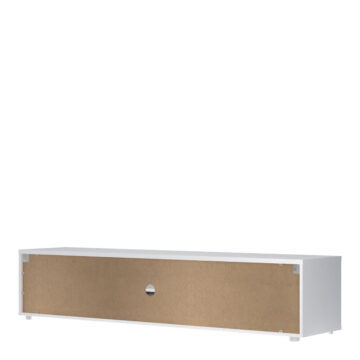 White Media TV Unit 2 Doors & 1 Drawer 177cm