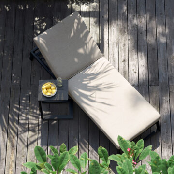 Maze Allure Sunlounger | Oatmeal