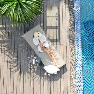 Maze Allure Sunlounger | Oatmeal