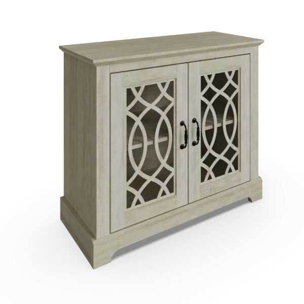 Eden 2 Door Compact Sideboard | Dusty Grey Oak | Self Assembly