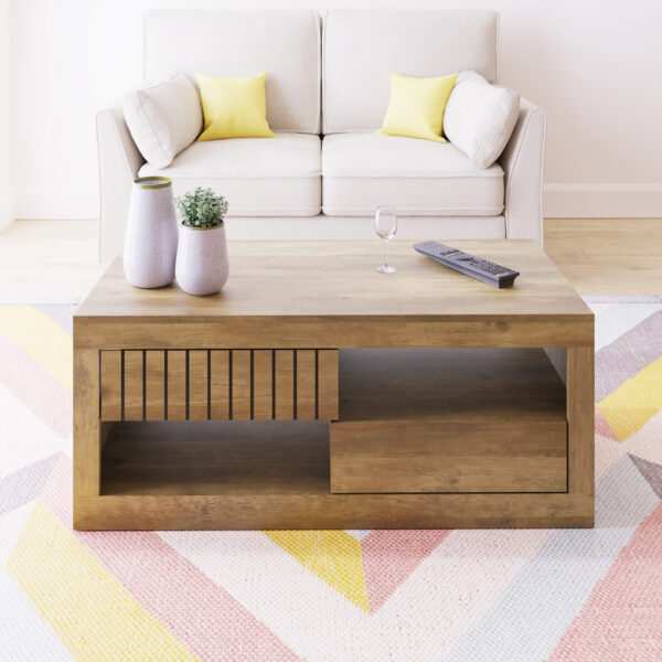 Fulham Coffee Table | Knotty Oak | Self Assembly | Clearance