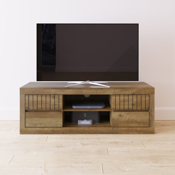 Fulham TV Unit | Knotty Oak | Self Assembly