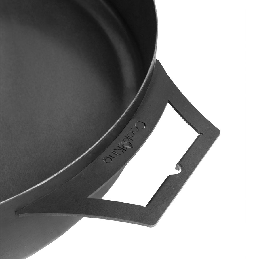 50cm Steel Pan with 2 Handles Oak World