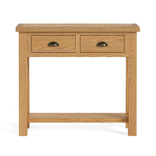 Ancroft Waxed Oak Console Table | Clearance