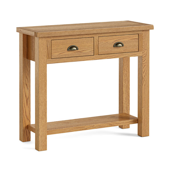 Ancroft Waxed Oak Console Table | Clearance