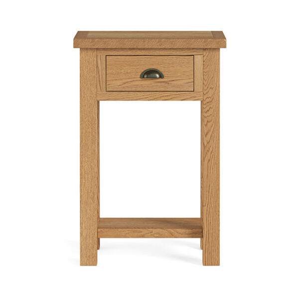Ancroft Waxed Oak Telephone Table | Clearance