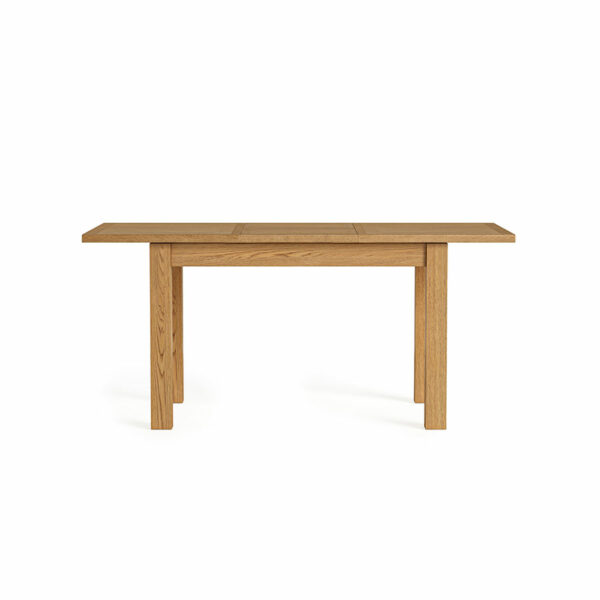 Ancroft Waxed Oak Compact Extending Dining Table | 120cm - 165cm | Clearance