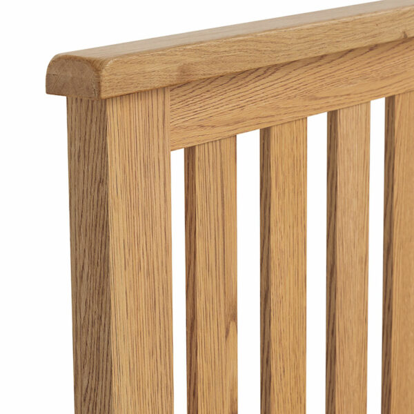 Ancroft Waxed Oak Low Single Bed | Clearance