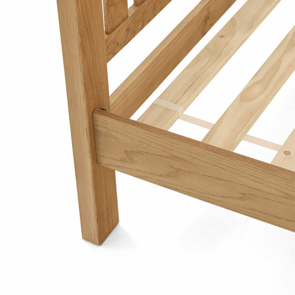 Ancroft Waxed Oak Low Single Bed | Clearance
