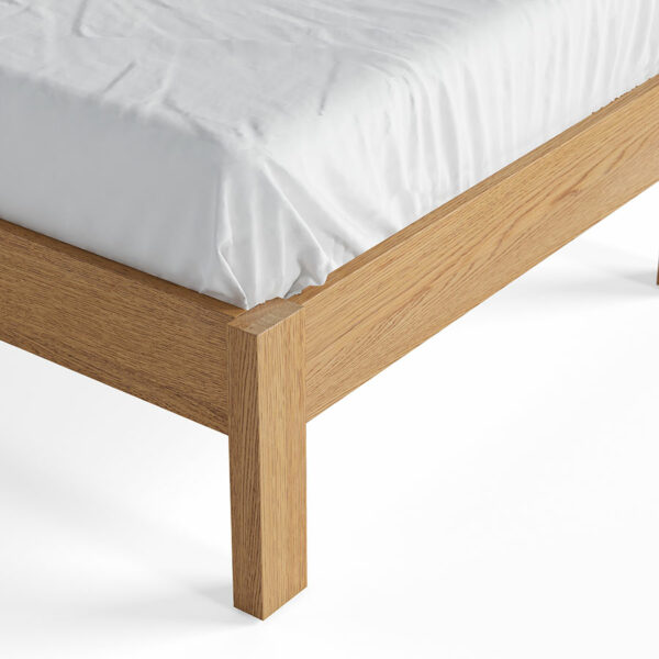 Ancroft Waxed Oak Low Single Bed | Clearance