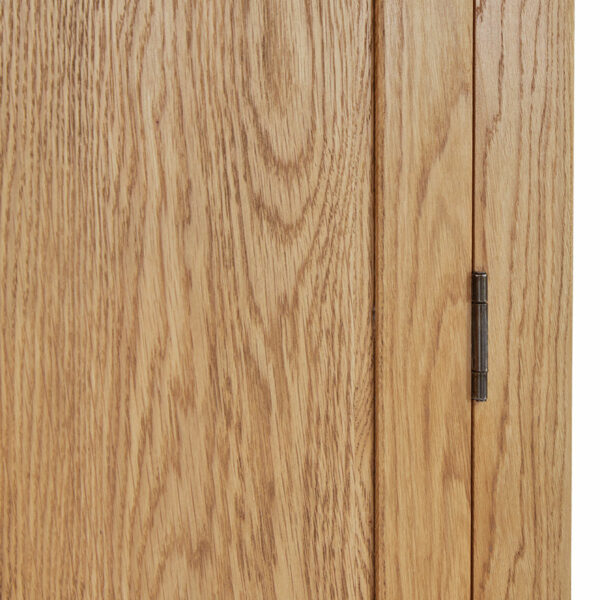 Ancroft Waxed Oak Triple Wardrobe | Clearance