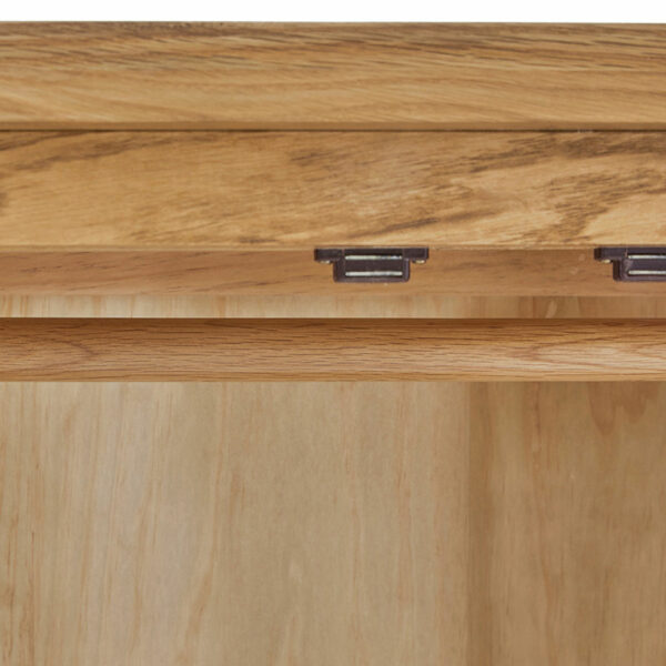 Ancroft Waxed Oak Triple Wardrobe | Clearance