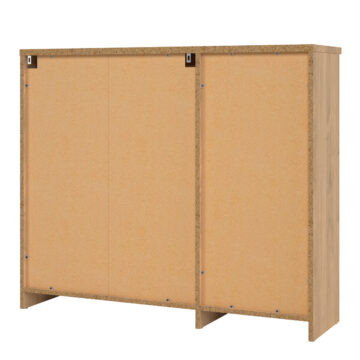 Moderno 1 Door 1 Drawer Shoe Cabinet | Jackson Hickory Oak