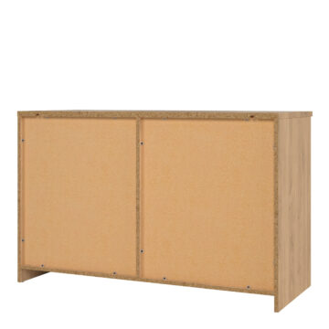 Moderno 1 Sliding Door 3 Drawer Storage Unit | Jackson Hickory Oak