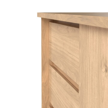 Moderno 1 Sliding Door 3 Drawer Storage Unit | Jackson Hickory Oak