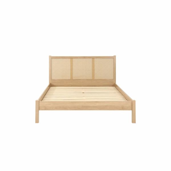 Chigwell Double Rattan Bed Oak | Assembly Required