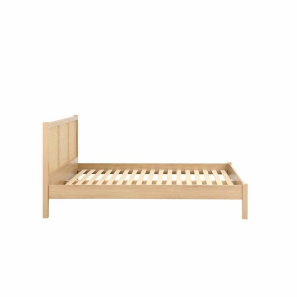 Chigwell Double Rattan Bed Oak | Assembly Required