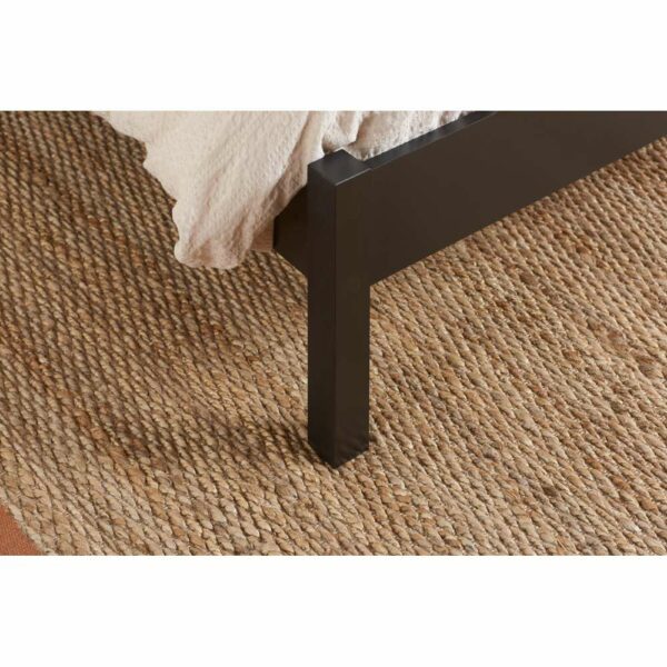 Chigwell King Rattan Bed Black | Assembly Required