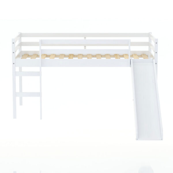 Frankie Midi Sleeper With Slide White | Assembly Required
