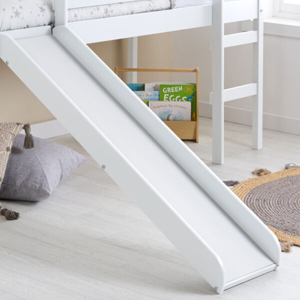 Frankie Midi Sleeper With Slide White | Assembly Required