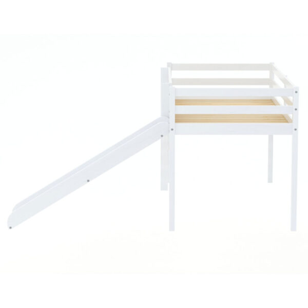 Frankie Midi Sleeper With Slide White | Assembly Required