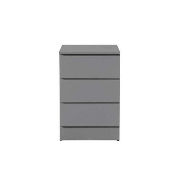 Hoxton 3 Drawer Bedside Grey | Assembly Required