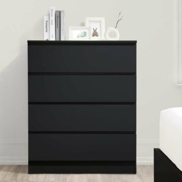 Hoxton 4 Drawer Chest Black