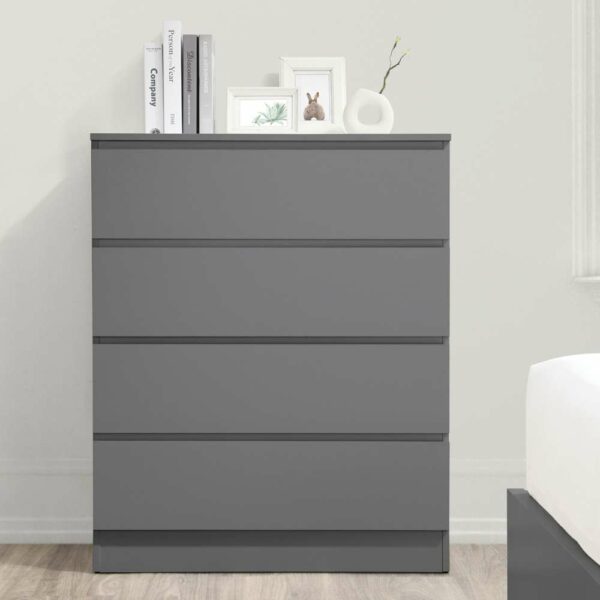 Hoxton 4 Drawer Chest Grey