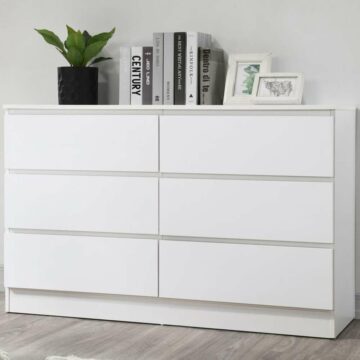 Hoxton 6 Drawer Chest White