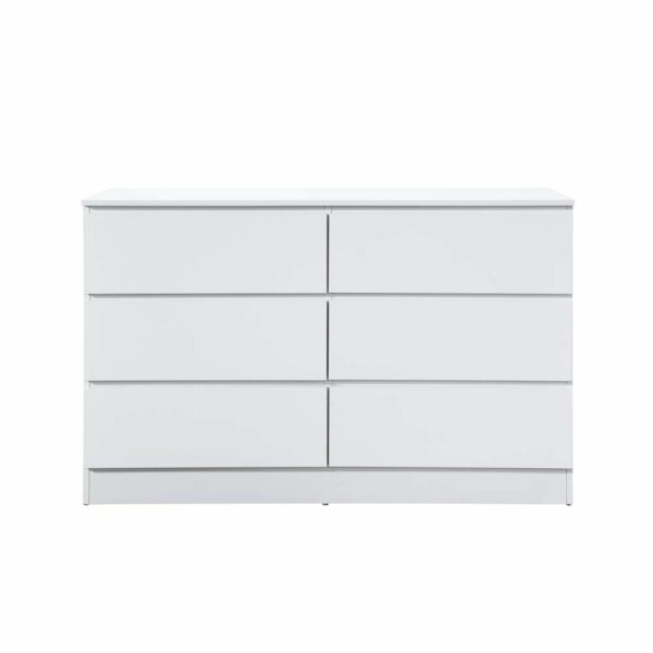Hoxton 6 Drawer Chest White | Assembly Required