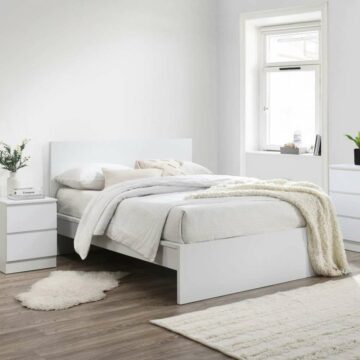 Hoxton Double Bed White