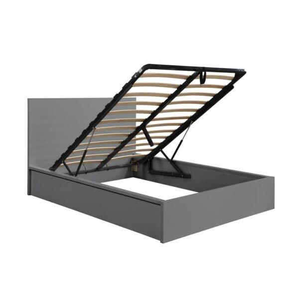 Hoxton Double Ottoman Bed Grey | Assembly Required