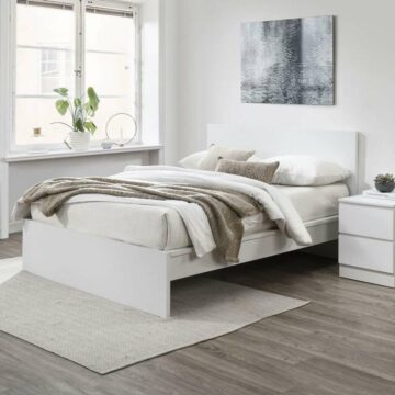 Hoxton King Bed White