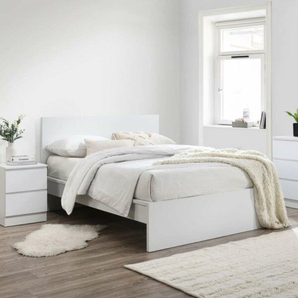 Hoxton King Bed White