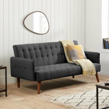 Hudson Sofa Bed Charcoal