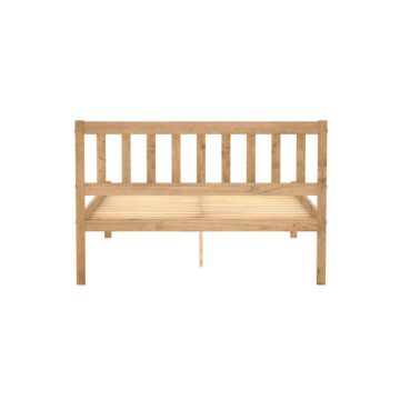 Lisbon Small Double Bed Brown