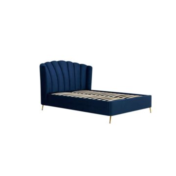 Lottie Midnight Blue 4’6 Double Ottoman Bed