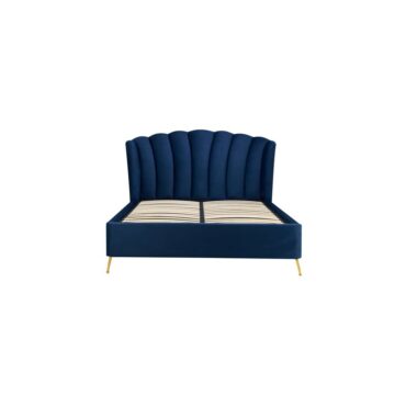 Lottie Midnight Blue 4’6 Double Ottoman Bed
