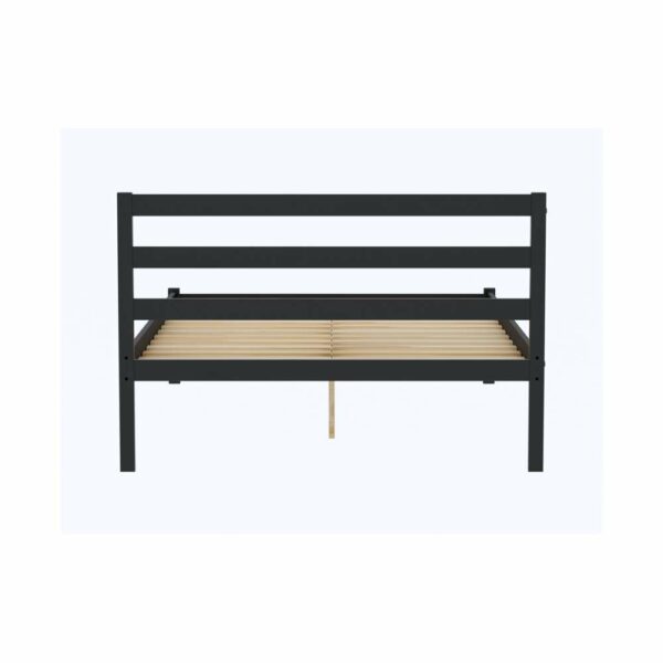 Luka Double Bed Black | Assembly Required