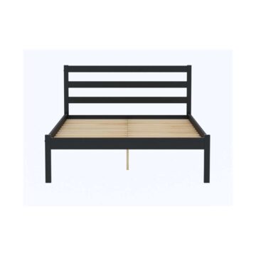 Luka Black 4′ Small Double Bed