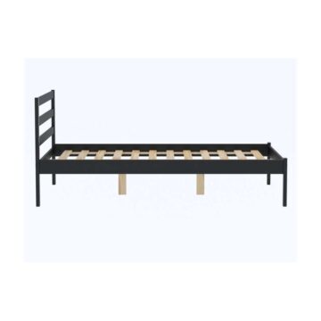 Luka Black 4′ Small Double Bed