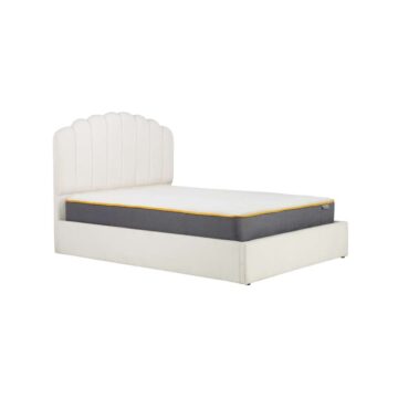 Monaco White 4’6 Double Ottoman Bed