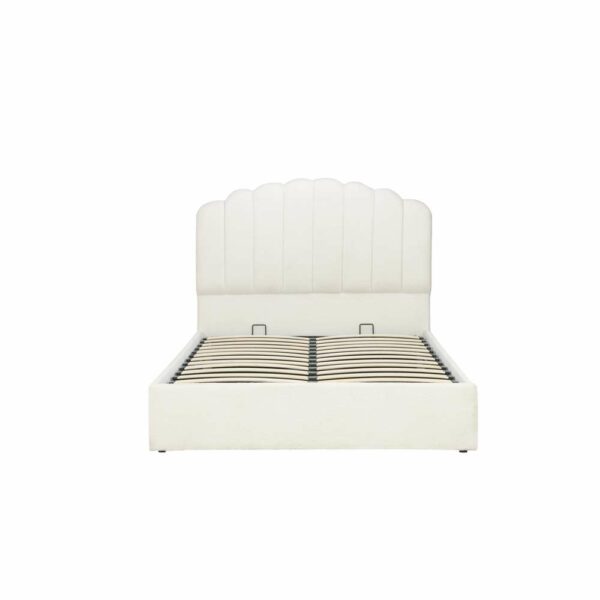 Monaco King Ottoman Bed White | Assembly Required