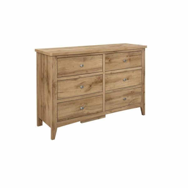 Norwood 6 Drawer Chest Oak | Assembly Required